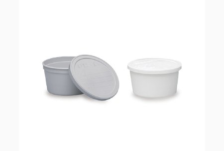 Medegen Medical Products LLC Stool Specimen Container 240 mL (8 oz.) Snap-On Lid Patient Information NonSterile - Case of 250 - 02726A-CS