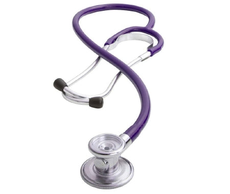 American Diagnostic Corp Sprague Stethoscope Adscope® Purple 1-Tube 22 Inch Tube Double Sided Chestpiece - Each - 647V-EA