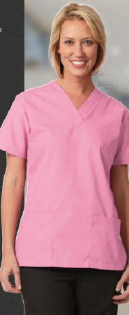 Fashion Seal Uniforms Scrub Shirt Poplin® Large Navy Blue 2 Pockets Short Sleeve Female - Each - 7329-L-EA