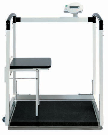 Seca Wheelchair/Handrail/Chair Combo Scale seca® 684 Digital LCD Display 800 lbs. / 360 kg Capacity AC Power - Each - 6841321107-EA