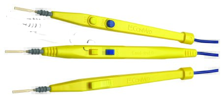 Conmed Electrosurgical Pencil Kit GoldLine® Hex-Locking 1 Inch Blade X 10 Foot Cord Blade Tip - Case of 40 - 130307A-CS