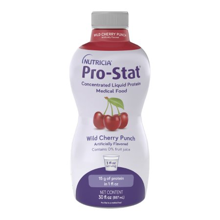 Nutricia North America Oral Supplement Pro-Stat® Wild Cherry Punch Flavor Liquid 30 oz. Bottle - QT/1 - 78344-QT