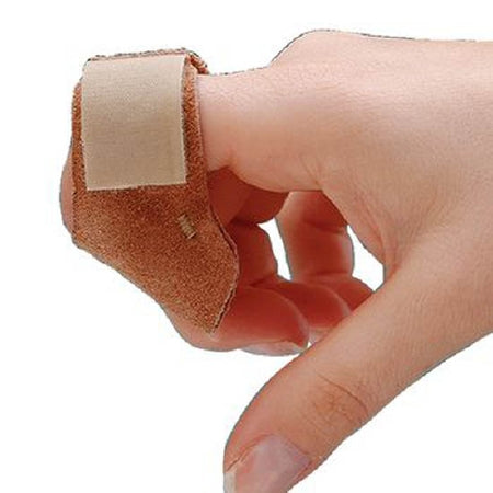 Patterson Medical Supply Finger Splint Flexion One Size Fits Most Hook and Loop Closure Left or Right Hand Beige - Bag of 6 - 550539-BG