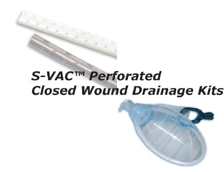 Aspen Surgical Products Wound Drainage System S-Vac™ 100 mL - Case of 10 - 340004-CS