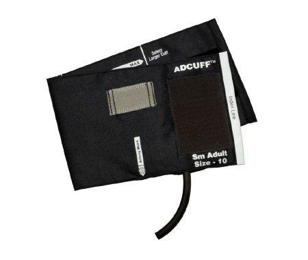 American Diagnostic Corp Reusable Blood Pressure Cuff Adcuff™ 19 to 27 cm Arm Nylon Cuff Small Adult Cuff - Each - 845-10SABK-1-EA