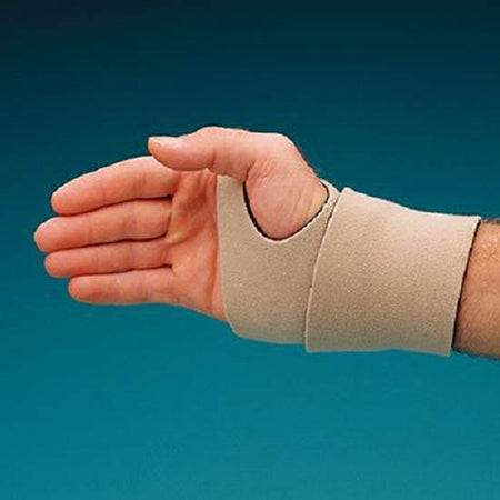 Patterson Medical Supply Wrist Support Rolyan® Universal Wraparound Neoprene Left or Right Hand Beige One Size Fits Most - Each - A9521-EA