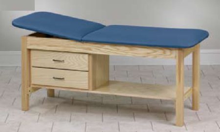 Clinton Industries Treatment Table with Drawer ETA Classic Series Fixed Height - Each - 1013-30-3BK-1NT-EA