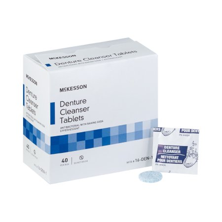 McKesson Denture Cleaner McKesson Unflavored - Case of 12 - 16-DEN-1-CS