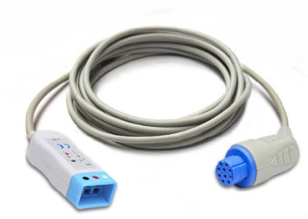 Vyaire Medical ECG Cable Datex-Ohmeda® 10 Pin to 3 Lead Dual ECG Trunk Cable For use with ECG System - Each - 545302-HEL-EA