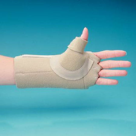 Patterson Medical Supply Thumb Support Rolyan® In-Line™ One Size Fits Most Hook Material Beige - Each - A679131-EA