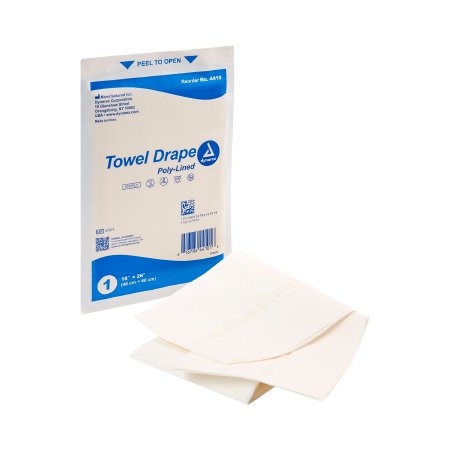 Dynarex General Purpose Drape dynarex® Towel Drape 18 W X 26 L Inch Sterile - Case of 300 - 4410-CS