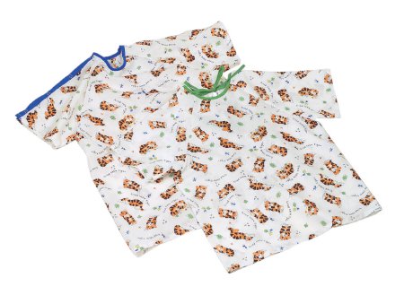 Medline Patient Exam Gown Small Kid Design (Tired Tiger Print) Reusable - DZ/12 - MDT011286S-DZ