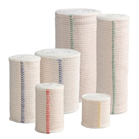 Cardinal Elastic Bandage Cardinal Health™ 4 Inch X 5-4/5 Yard Double Hook and Loop Closure White Sterile Standard Compression - Each - 23593-14LF-EA