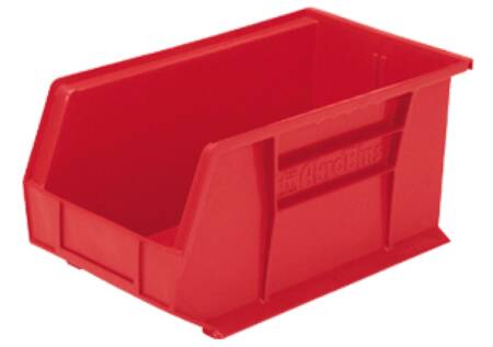 Akro-Mils Storage Bin AkroBins® Red Plastic 5 X 5-1/2 X 14-3/4 Inch - CT/12 - 30234RED-CT