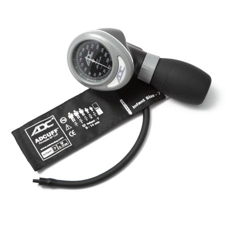 American Diagnostic Corp Aneroid Sphygmomanometer Unit Diagnostix™703 Series Infant Nylon 9 - 14 cm Palm Aneroid - Each - 703-7IBK-EA