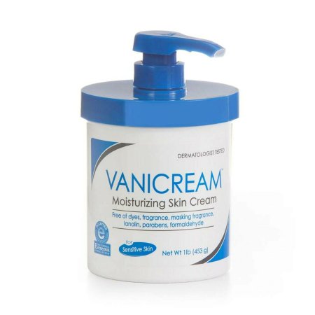 Pharmaceutical Associates Hand and Body Moisturizer Vanicream® 16 oz. Pump Bottle Unscented Cream - Each - 45334030016-EA