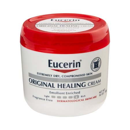 Beiersdorf Hand and Body Moisturizer Eucerin® Original 16 oz. Jar Unscented Cream - Each - 72140000021-EA