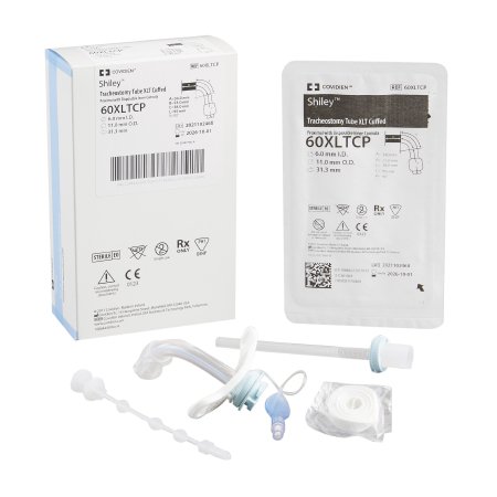 Medtronic MITG Cuffed Tracheostomy Tube Shiley™ XLT Disposable IC Size 6.0 Adult - Each - 60XLTCP-EA