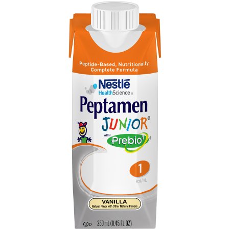 Nestle Healthcare Nutrition Pediatric Oral Supplement Peptamen Junior® with Prebio 1™ 8.45 oz. Tetra Prisma® Liquid - Case of 24 - 10798716162613-CS