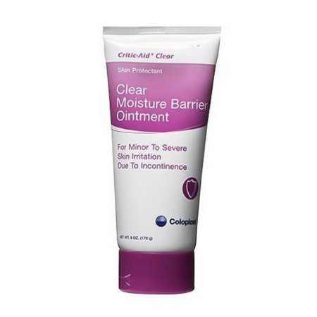 Coloplast Skin Protectant Critic-Aid® Clear 6 oz. Tube Scented Ointment CHG Compatible - Case of 12 - 7567-CS