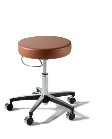 Midmark Exam Stool Ritter® 276 Classic Series Backless Pneumatic Height Adjustment 5 Casters Shadow Gray - Each - 276-001-232-EA