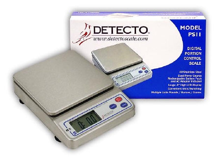 Detecto Scale Food / Lab Scale Detecto® Digital LCD Display 11 lbs. Capacity AC Adapter / Battery Operated - Each - PS11-EA