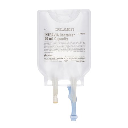 Baxter Medication Delivery Bag (empty) Intravia® 50 mL - Case of 6 - 2B8019-CS