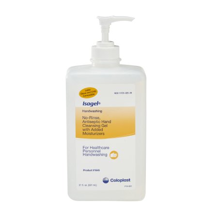 Coloplast Hand Sanitizer Isagel® 21 oz. Ethyl Alcohol Gel Pump Bottle - Case of 12 - 1645-CS