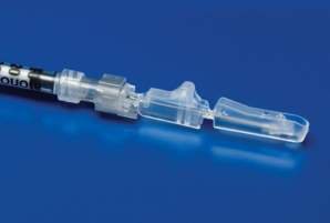 Cardinal Safety Hypodermic Syringe with Needle Monoject™ Magellan™ 1 mL 1 Inch 23 Gauge Sliding Safety Needle Regular Wall - Case of 200 - 8881811310-CS