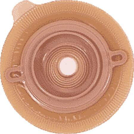 Coloplast Ostomy Barrier Assura® Precut, Extended Wear Silicone Based Adhesive 60 mm Flange Blue Code System Synthetic Resin 1-9/16 Inch Opening - Box of 5 - 12847-BX