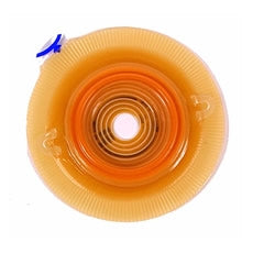 Coloplast Ostomy Barrier Assura® Precut, Standard Wear Pectin Based Adhesive 60 mm Flange Blue Code System Synthetic Resin 1-1/2 Inch Opening - Box of 5 - 14277-BX