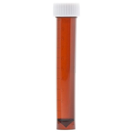 Globe Scientific Globe Scientific Storage and/or Transport Tube Plain 10 mL Screw Cap Polypropylene Tube - Case of 1000 - 6102AM-CS
