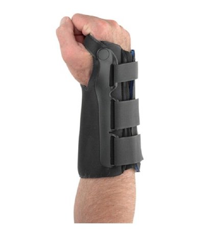 Ossur Wrist Brace Ossur® Exoform® Aluminum / Plastic Right Hand Black X-Large - Each - 507078-EA