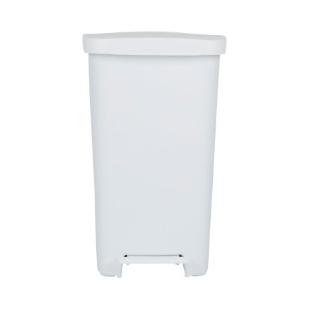 McKesson Trash Can McKesson 52 Quart Rectangular White Plastic Step On - Each - 81-25266-EA