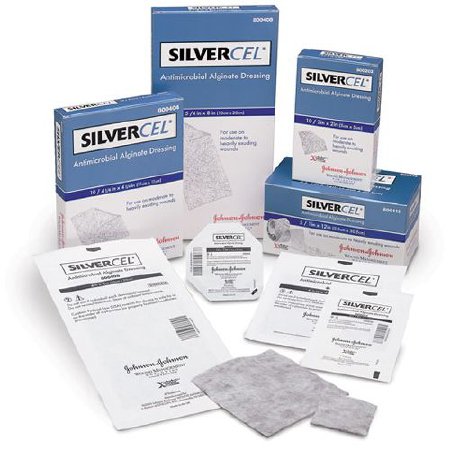 3M Systagenix/KCI Silver Alginate Dressing Silvercel™ Antimicrobial 1 X 12 Inch Rope Sterile - Box of 5 - 800112-BX