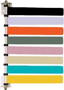 Omnimed Exam Room Signal Flag Wall Mount 7 Flag 8 Inch - Each - 291717-EA