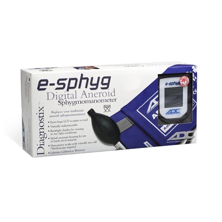 American Diagnostic Corp Manual Digital Blood Pressure Monitor E-sphyg™ Adult Nylon 23 - 40 cm Pocket Aneroid - Each - 7002-11AN-EA