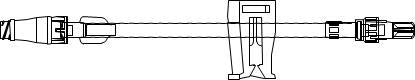 ICU Medical IV Extension Set Needle-Free Port 7 Inch Tubing - Case of 50 - B9002-CS