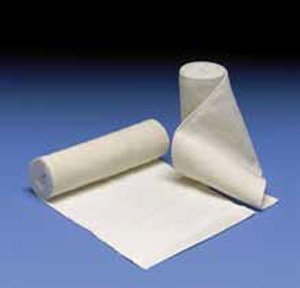 DeRoyal Elastic Bandage 6 Inch X 5 Yard Double Hook and Loop Closure Tan Sterile Standard Compression - Case of 20 - 9710-65-CS