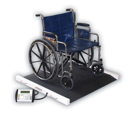 Detecto Scale Bariatric Floor Scale Detecto® Digital Display 1000 lbs. / 474 kg Capacity Black / White Battery Operated - Each - BRW1000-EA