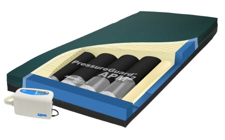 Span America Bed Mattress System PressureGuard® APM2 Alternating Pressure / Lateral Rotation 35 X 84 X 7 Inch - Each - 5884LR-29-EA