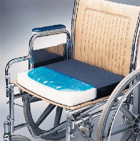 Patterson Medical Supply Seat Cushion 18 W X 16 D X 2-1/2 H Inch Foam / Gel - Each - 6758-EA