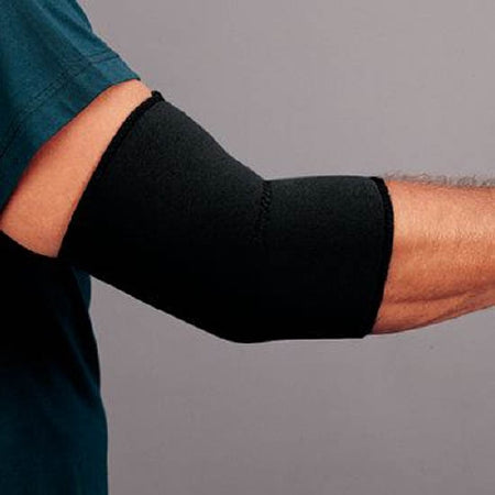 Patterson Medical Supply Compression Sleeve Medium Pull-On Elbow 10 to 11 Inch Circumference Black - Each - 781007-EA