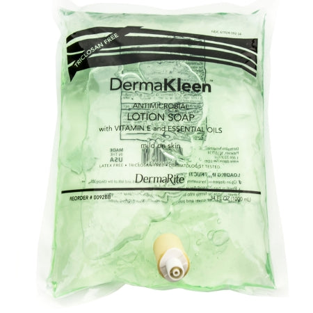 DermaRite Industries Shampoo and Body Wash DermaVera® 1,000 mL Dispenser Refill Bag Scented - Each - 0014BB-EA