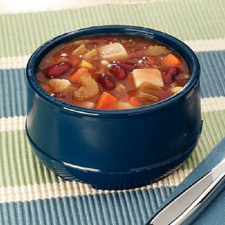 Patterson Medical Supply Insulated Weighted Bowl Sammons Preston Blue Reusable - Each - 557141-EA