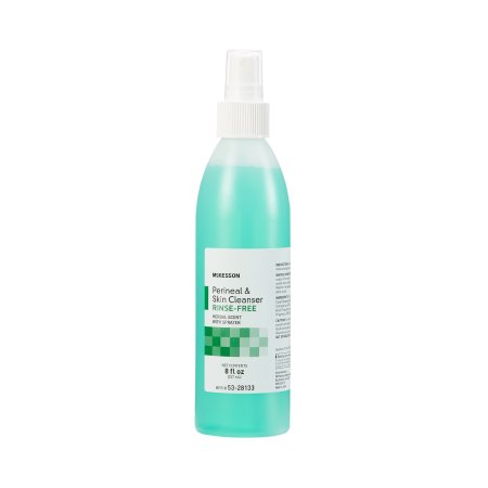 McKesson Rinse-Free Perineal Wash McKesson Liquid 8 oz. Pump Bottle Herbal Scent - Case of 48 - 53-28133-CS