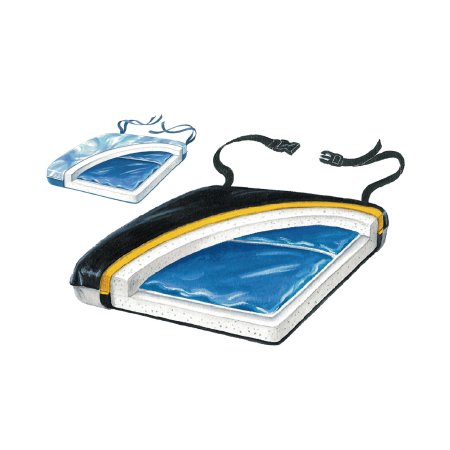 Skil-Care Seat Cushion Skil-Care™ Econo-Gel Thin Line 16 W X 16 D X 1-1/2 H Inch Foam / Gel - Each - 751170-EA