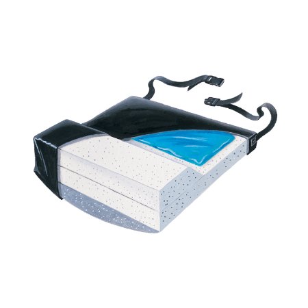 Skil-Care Anti-Thrust Seat Cushion Skil-Care™ 16 W X 18 D Inch Foam / Gel - Each - 757115-EA