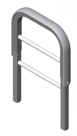 Joerns Healthcare Bed Grab Bar UltraCare® XT Chrome Finish Aluminum - Each - F025AL-EA