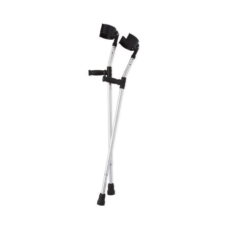Medline Forearm Crutches Guardian® Adult Aluminum Frame 300 lbs. Weight Capacity - Pair - G05161-PR